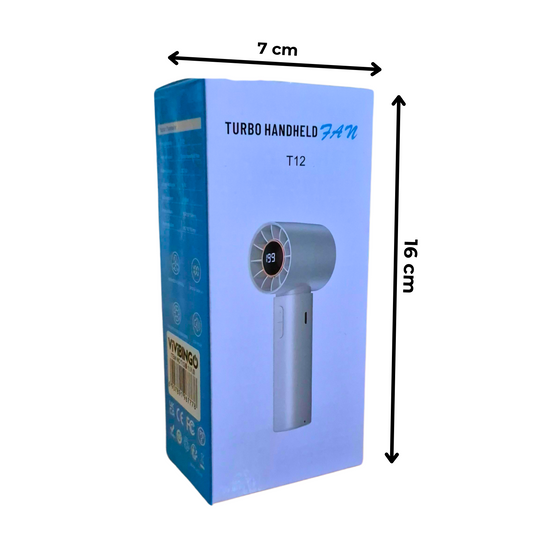 Turbo ručni ventilator - rashladjuje u sekundi
