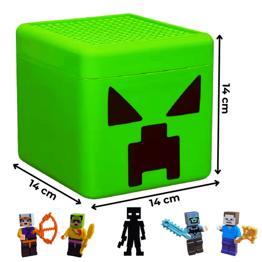Minecraft Kocke : 155/105 Elemenata + Poklon 5 Figurica