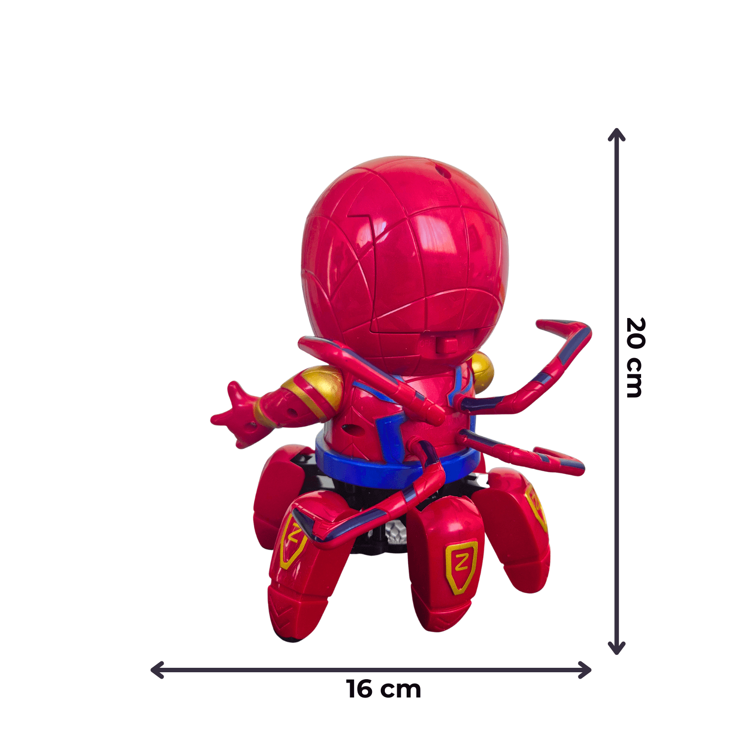 🕷️ Spajdermen Robot Koji Pleše – Svetlosni Šou u Tvojoj Sobi!