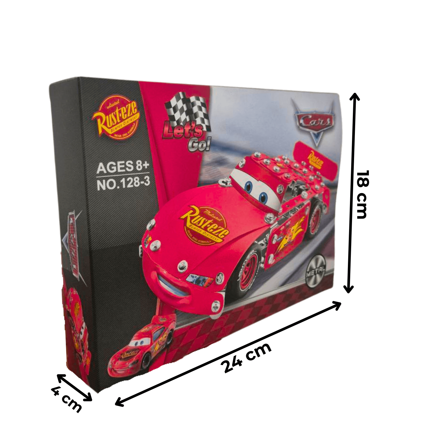 Metalni konstruktorski set Munja Mekvin + POKLON UPUTSTVO