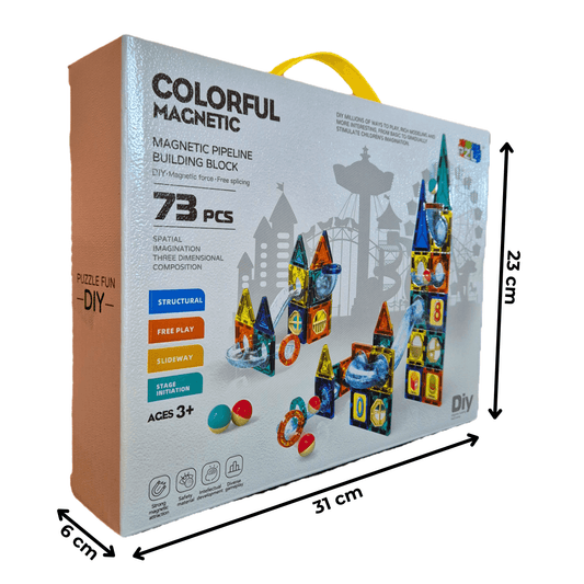 Set Magnetnih Blokova + POKLON PAKOVANJE + UPUTSTVO ZA SKLAPANJE