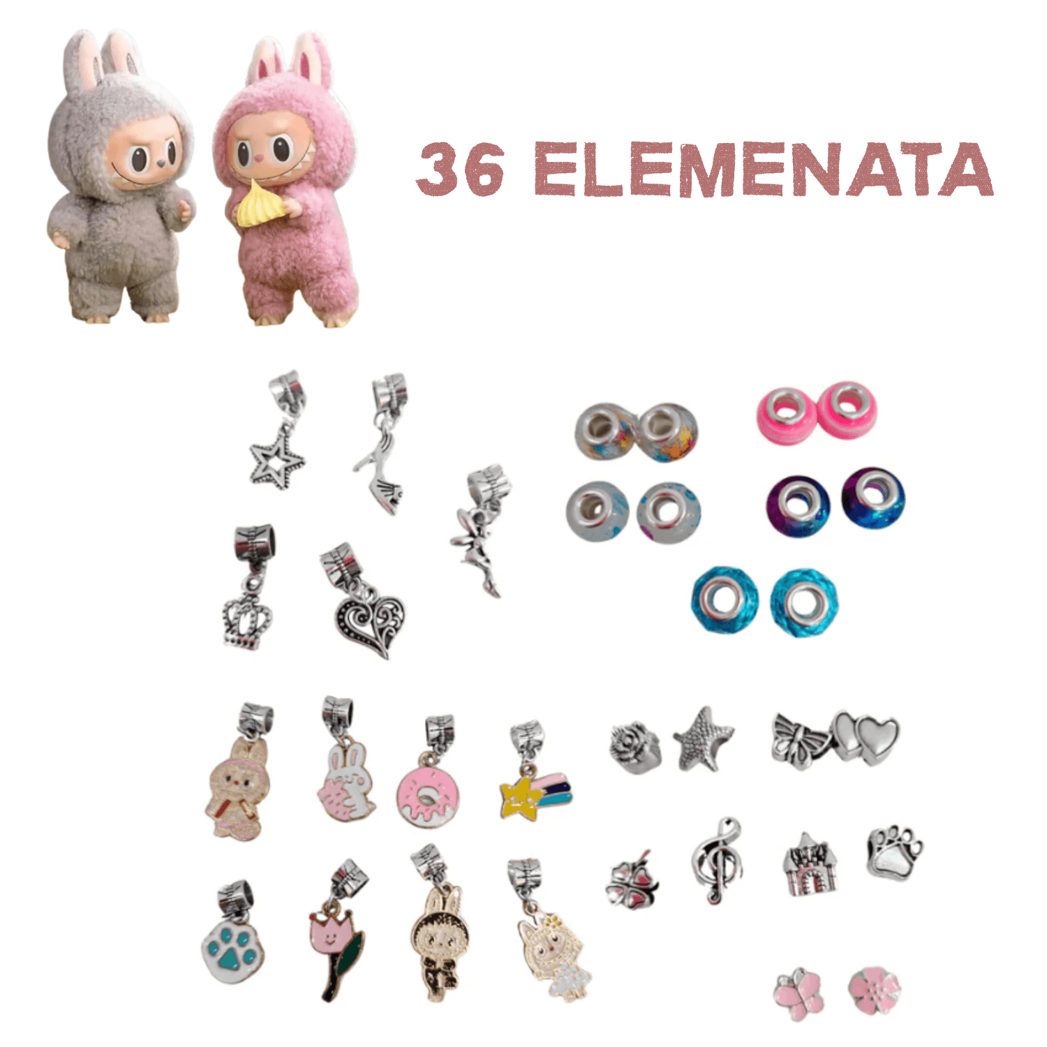 Labubu nakit - Savršen poklon za male princeze