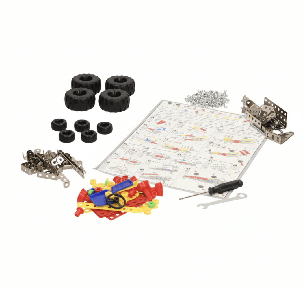 Set za Sastavljanje Metalnih Trkačkih Automobila + Poklon uputstvo za pravljenje