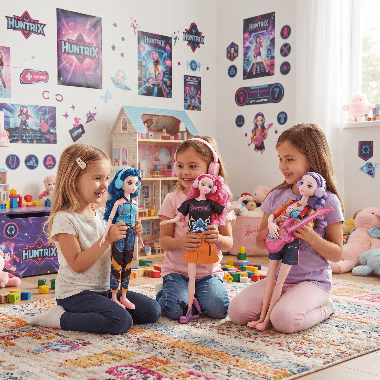 K-POP Hantriks Muzičke Lutke Velikih Dimenzija . Mira, Rumi, Zoey