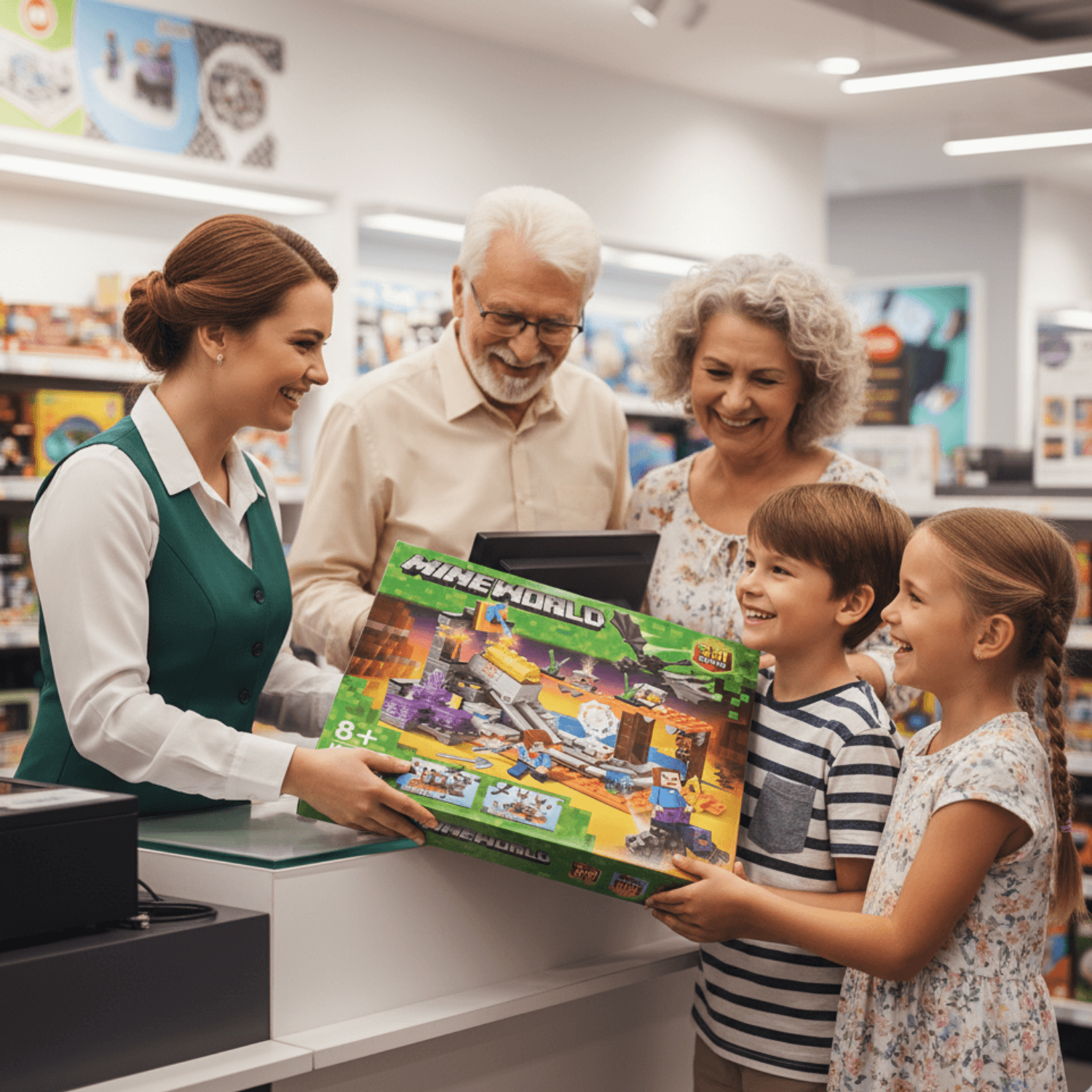 Majnkraft kockice 454 ili 556 elemanata ( 3 u 1 ) - POKLON PAKOVANJE