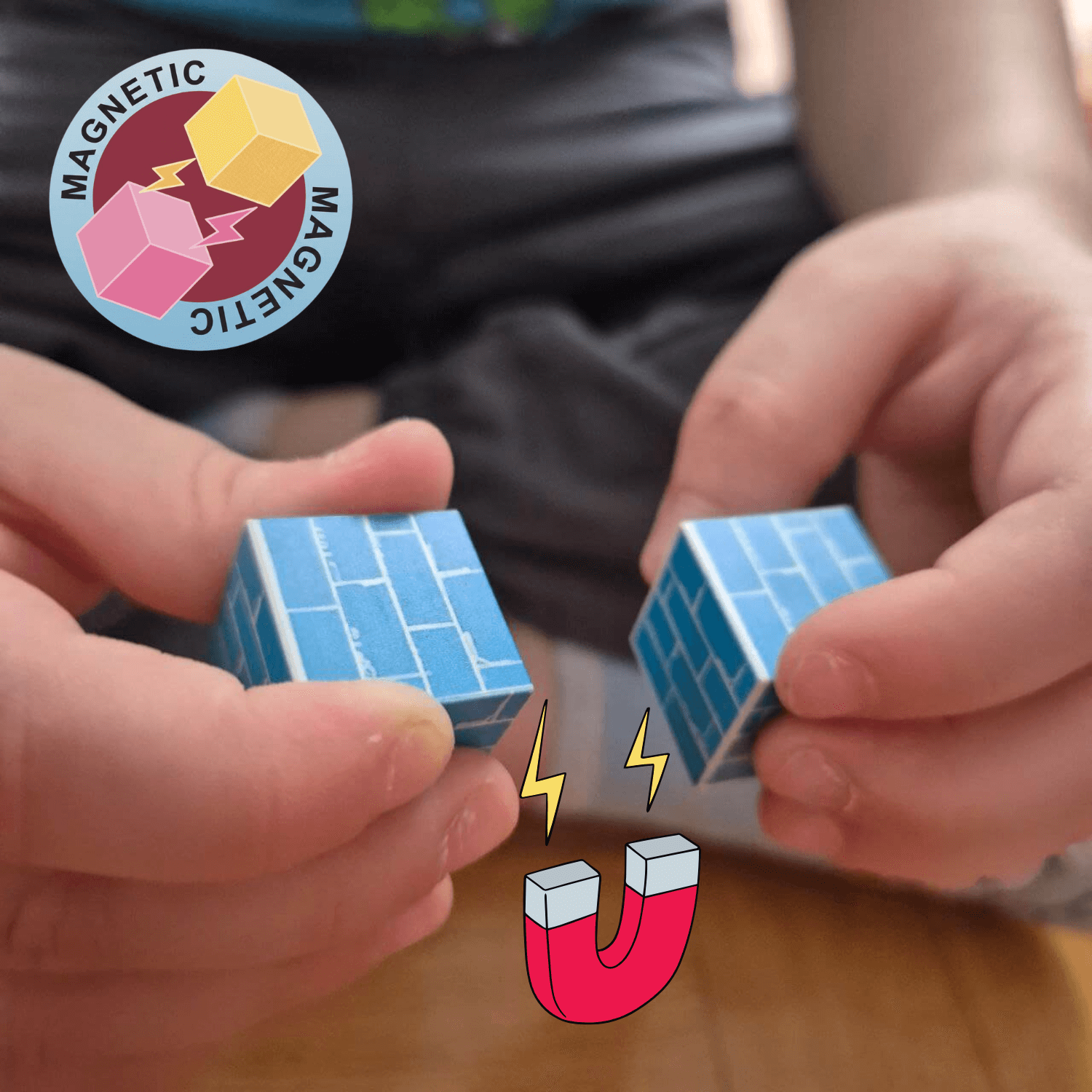 MAGNETNE GRADIVNE KOCKICE  + 2 Majnkraft figure - 77 Elemenata