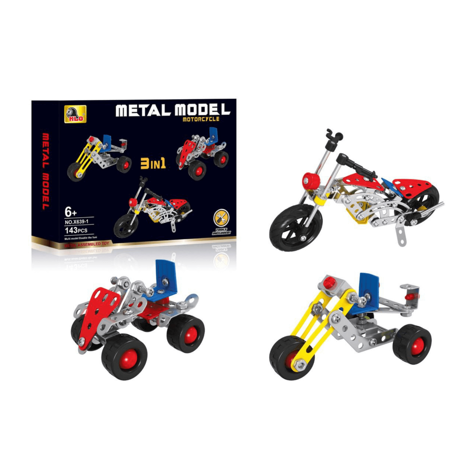 Set za Sastavljanje Metalnih Trkačkih Automobila + Poklon uputstvo za pravljenje