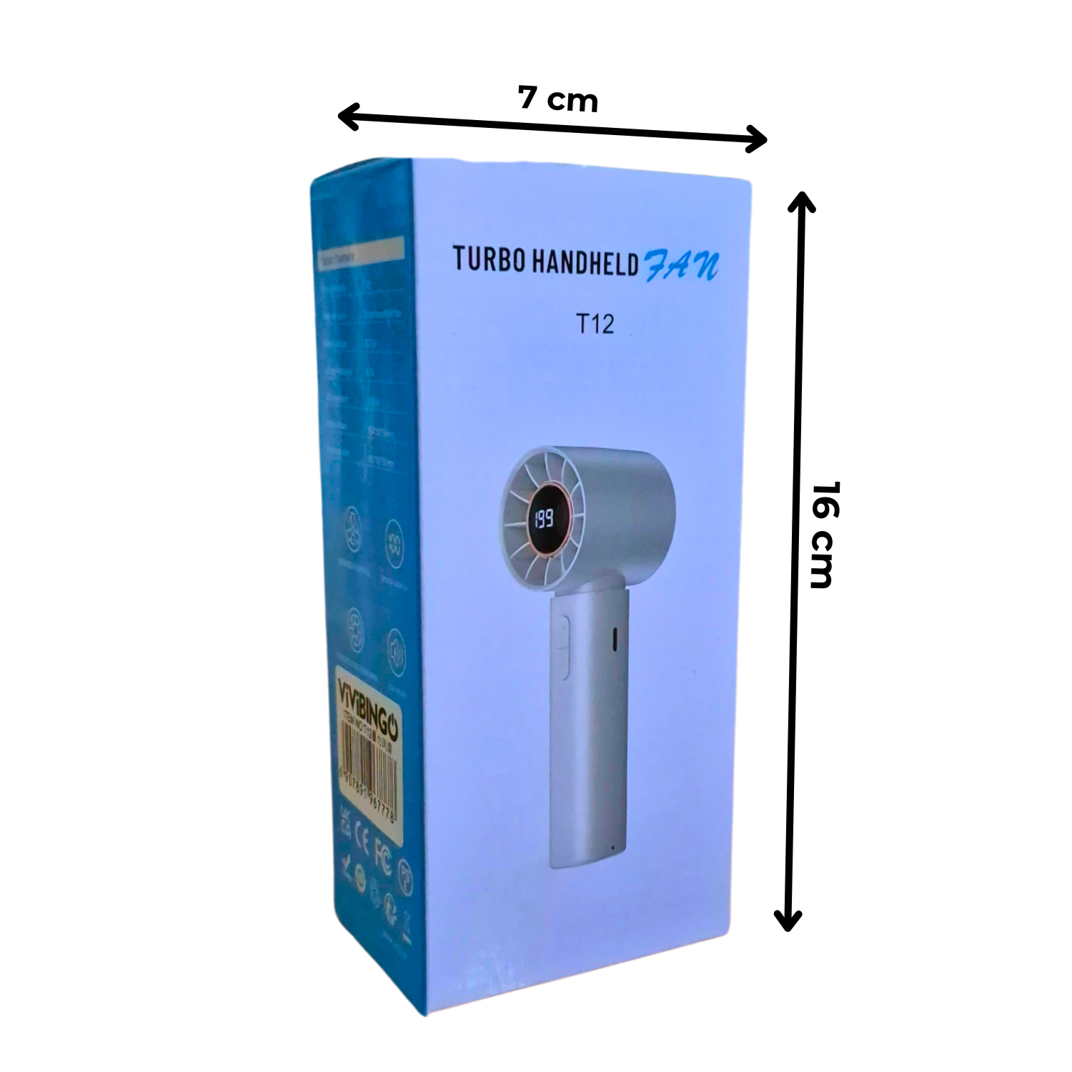 Turbo ručni ventilator - rashladjuje u sekundi