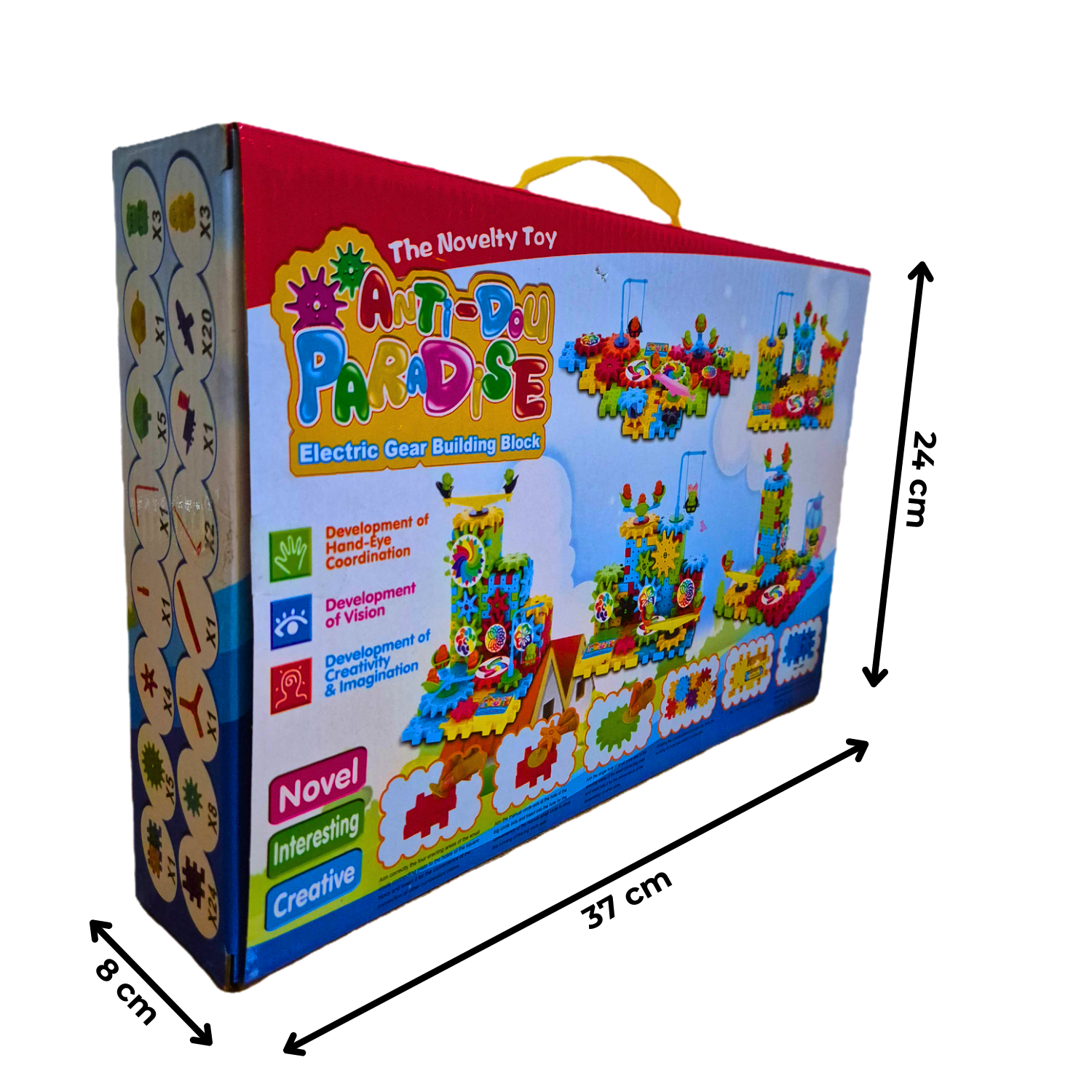 3D Kreativna Zgrada Sa Zupčanicima Koji Se Kreću - POKLON PAKOVANJE🎁