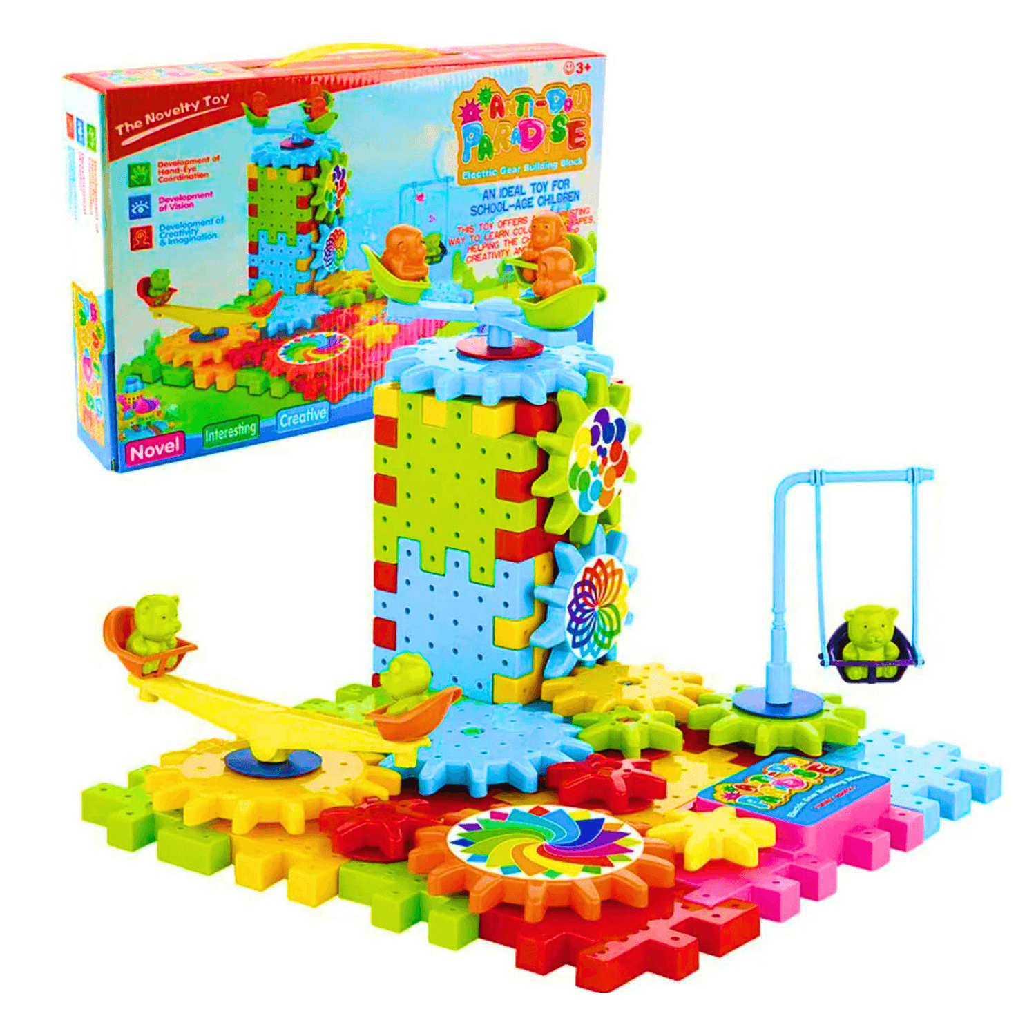 3D Kreativna Zgrada Sa Zupčanicima Koji Se Kreću - POKLON PAKOVANJE🎁