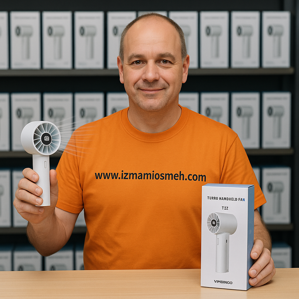 Turbo ručni ventilator - rashladjuje u sekundi