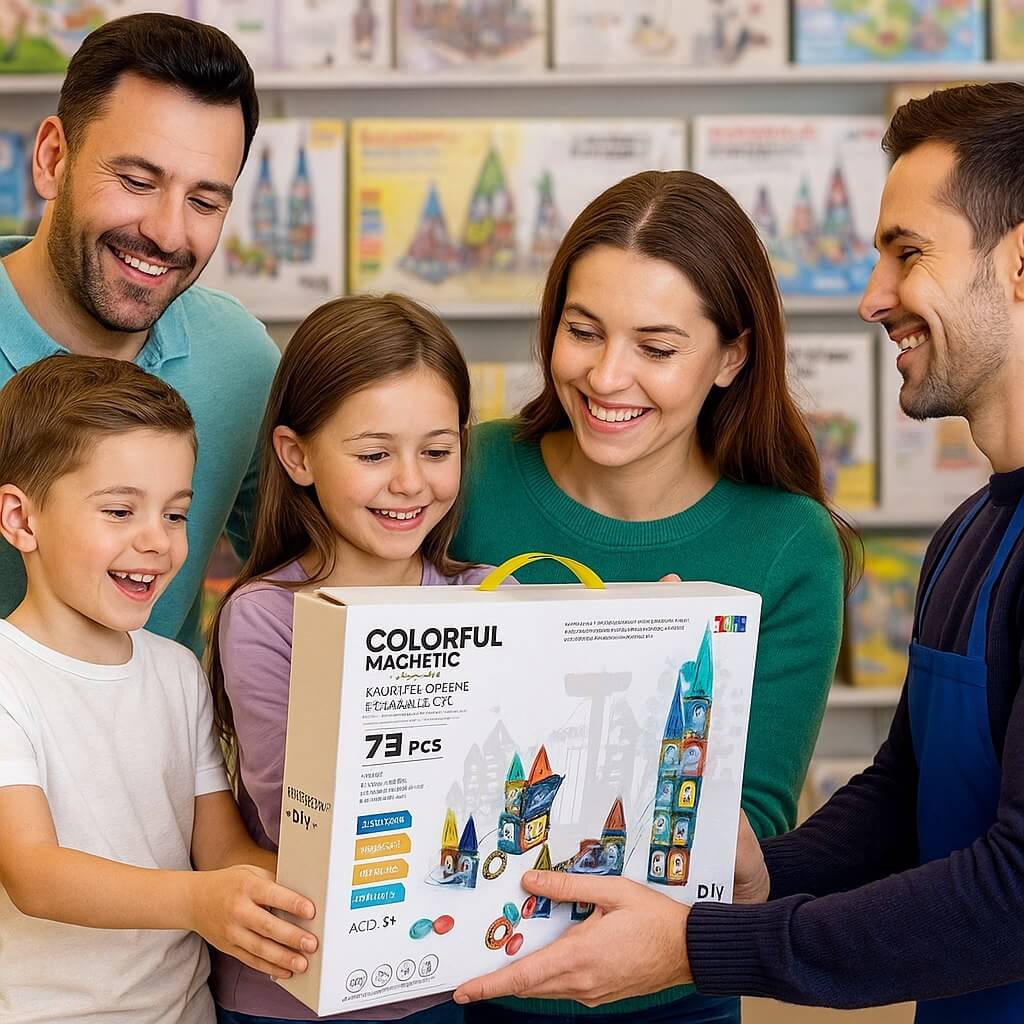 Set Magnetnih Blokova + POKLON PAKOVANJE + UPUTSTVO ZA SKLAPANJE