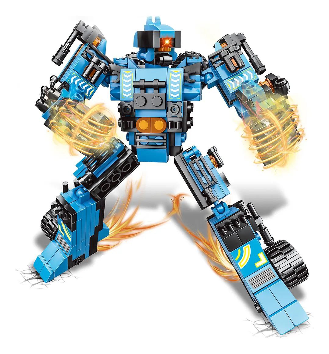 Transformers - Bager gradivni blokovi - 424+ elementa / Poklon pakovanje