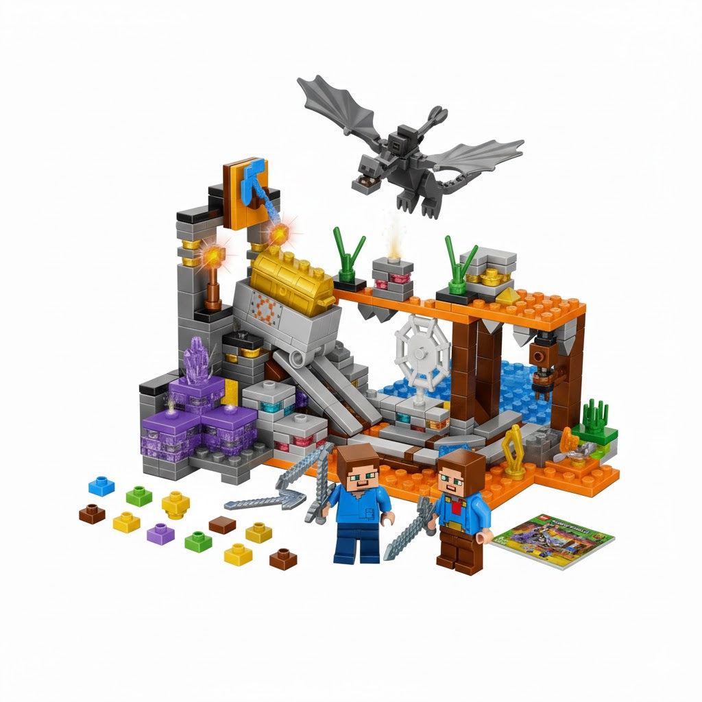 Majnkraft kockice 454 ili 556 elemanata ( 3 u 1 ) - POKLON PAKOVANJE